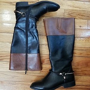 Knee high riding boot